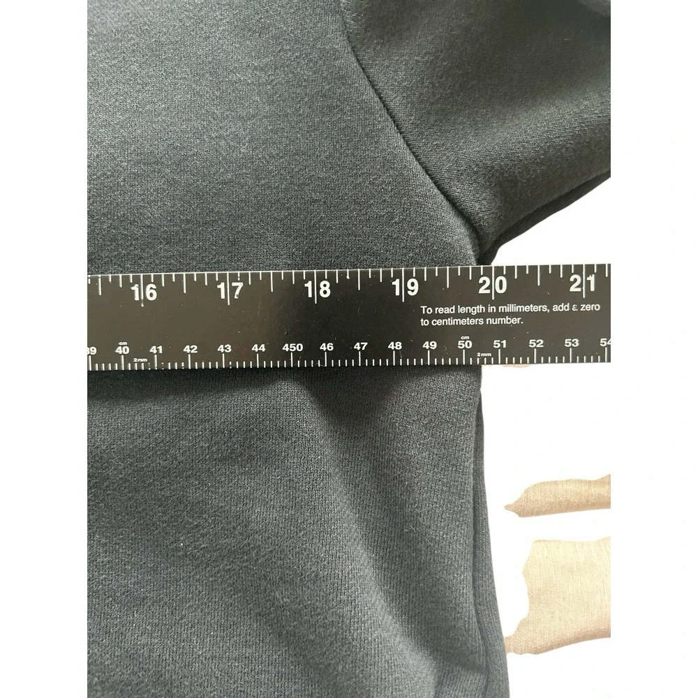 Nike Womens Black White Long Sleeves Hoodie Size‎ Small S Oversized Sweatshirt